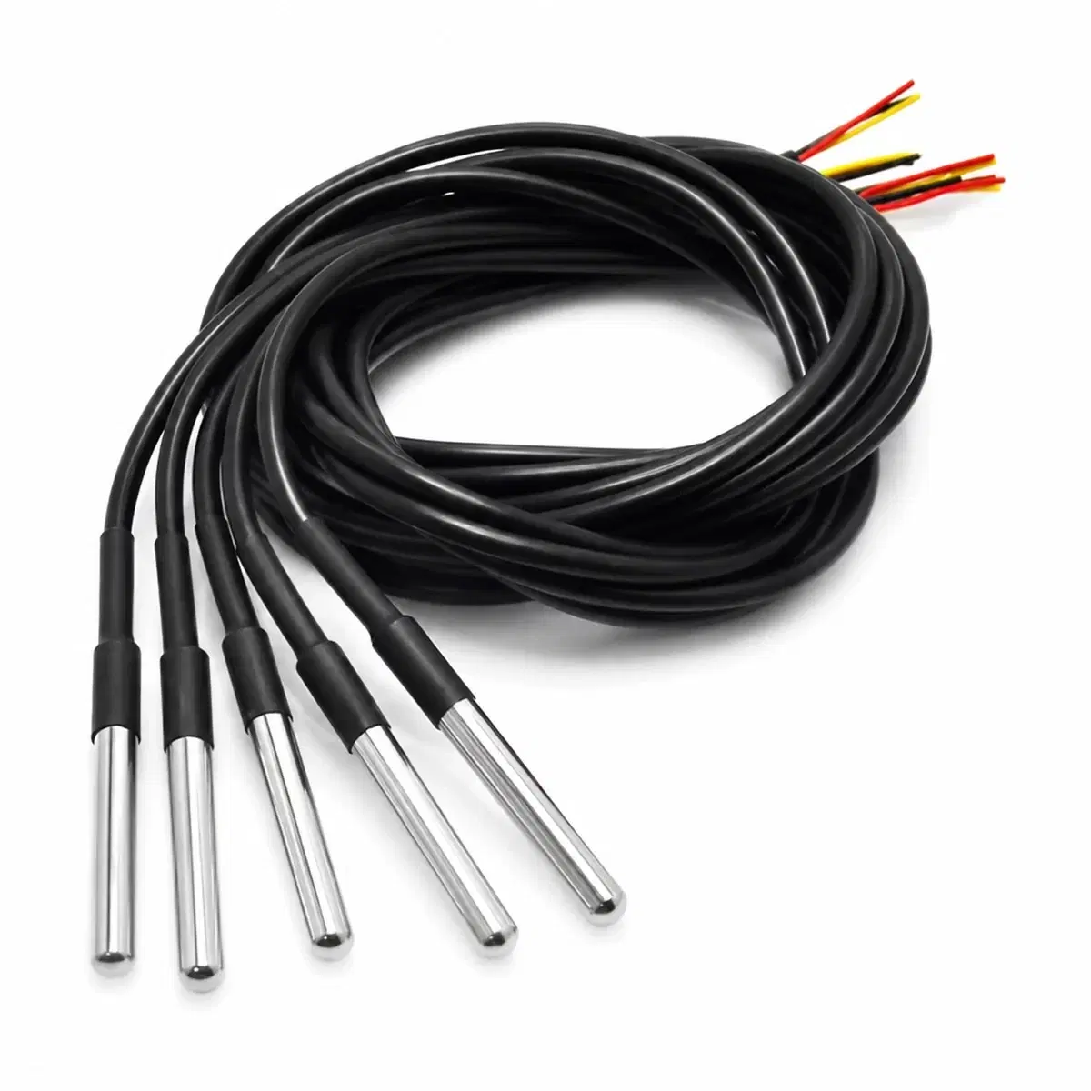 DS18B20 sensor temperatura waterproof 1M, Sensores para robótica educativa
