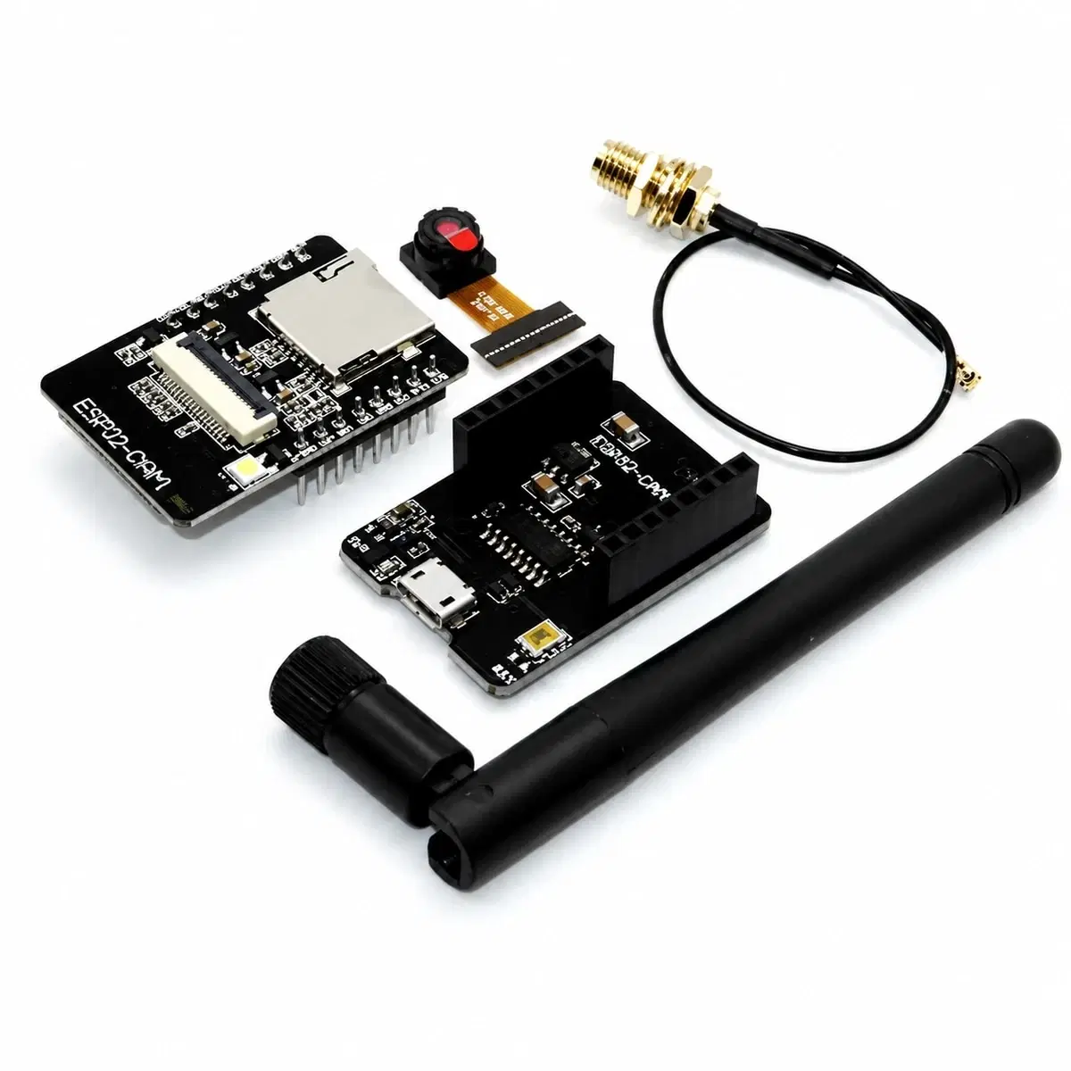 ESP32-CAM OV2640 WiFi + Bluetooth con USB-C y antena externa, Placas de desarrollo para robótica educativa