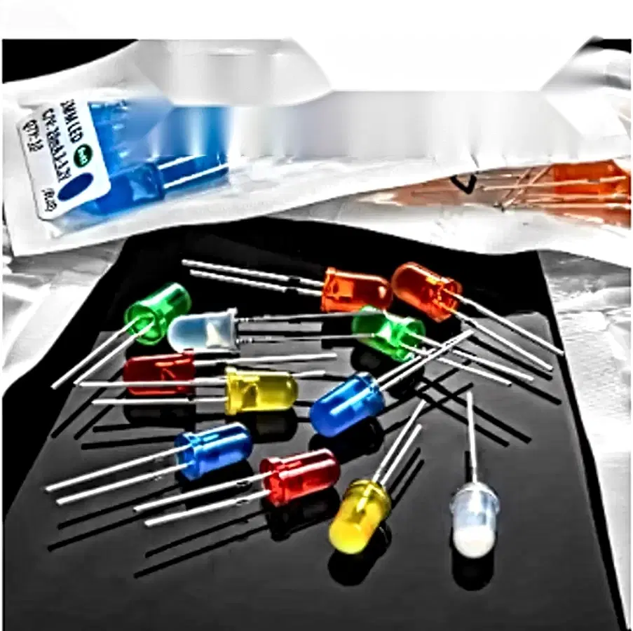 Kit LEDs 5mm 6 colores 10u, Módulos en Neltume Robotics