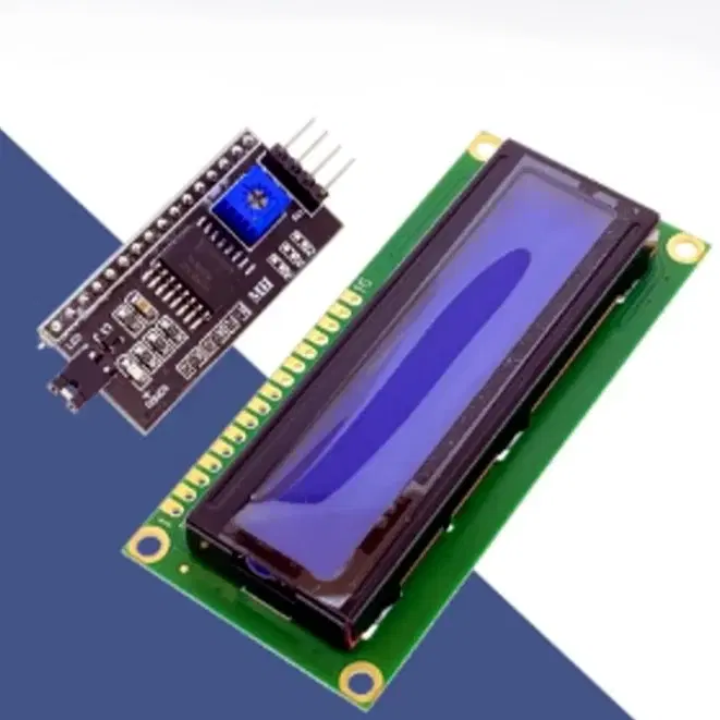 LCD 1602 16x2 I2C HD44780 5V azul
