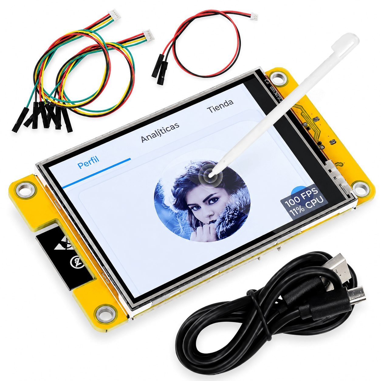 Pantalla Táctil IPS ESP32 WiFi BLUETOOTH Doble Núcleo, Placas de desarrollo para robótica educativa