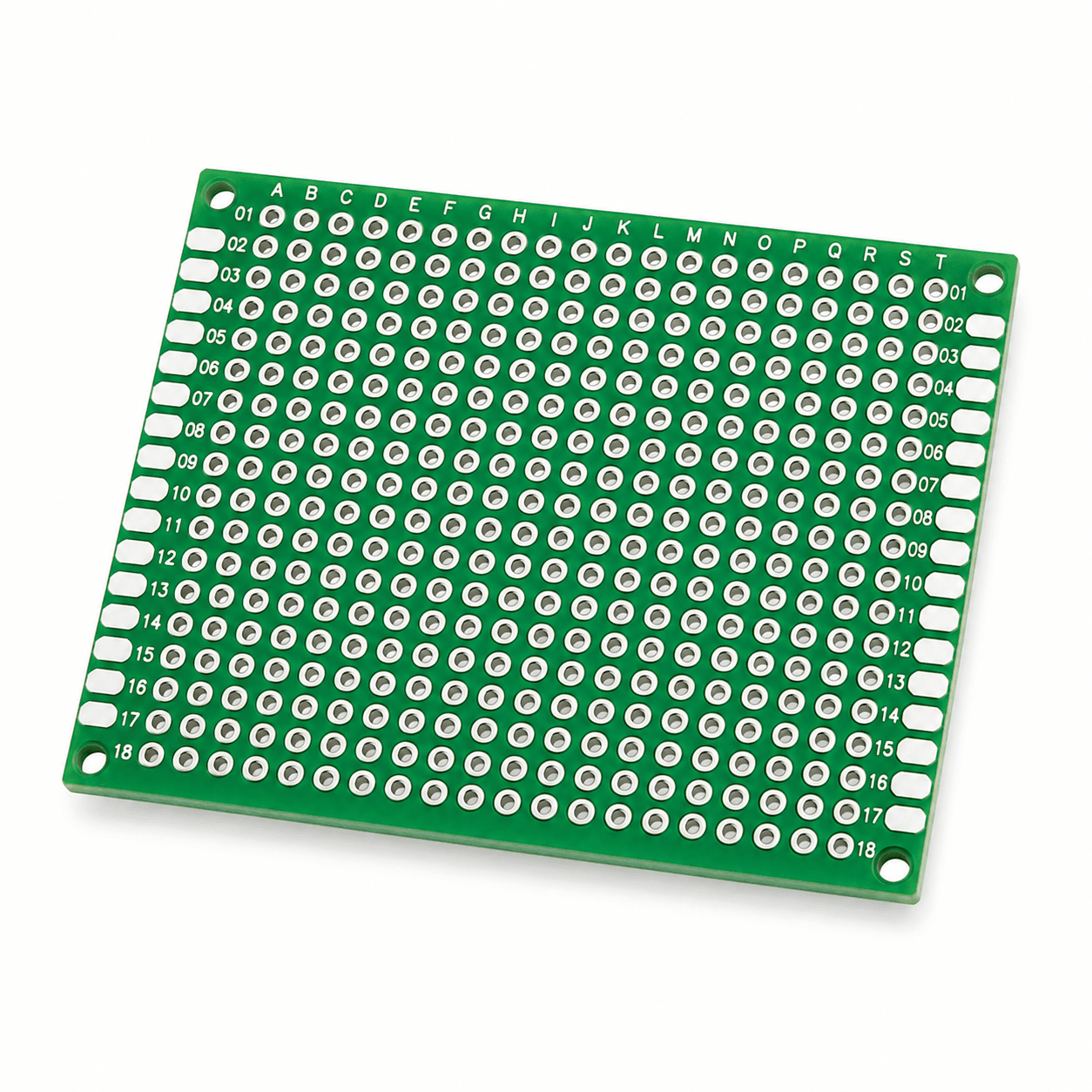 Placa PCB Universal Doble Cara 7x9 cm con Espaciado 1.27 mm SZYTF, Módulos en Neltume Robotics